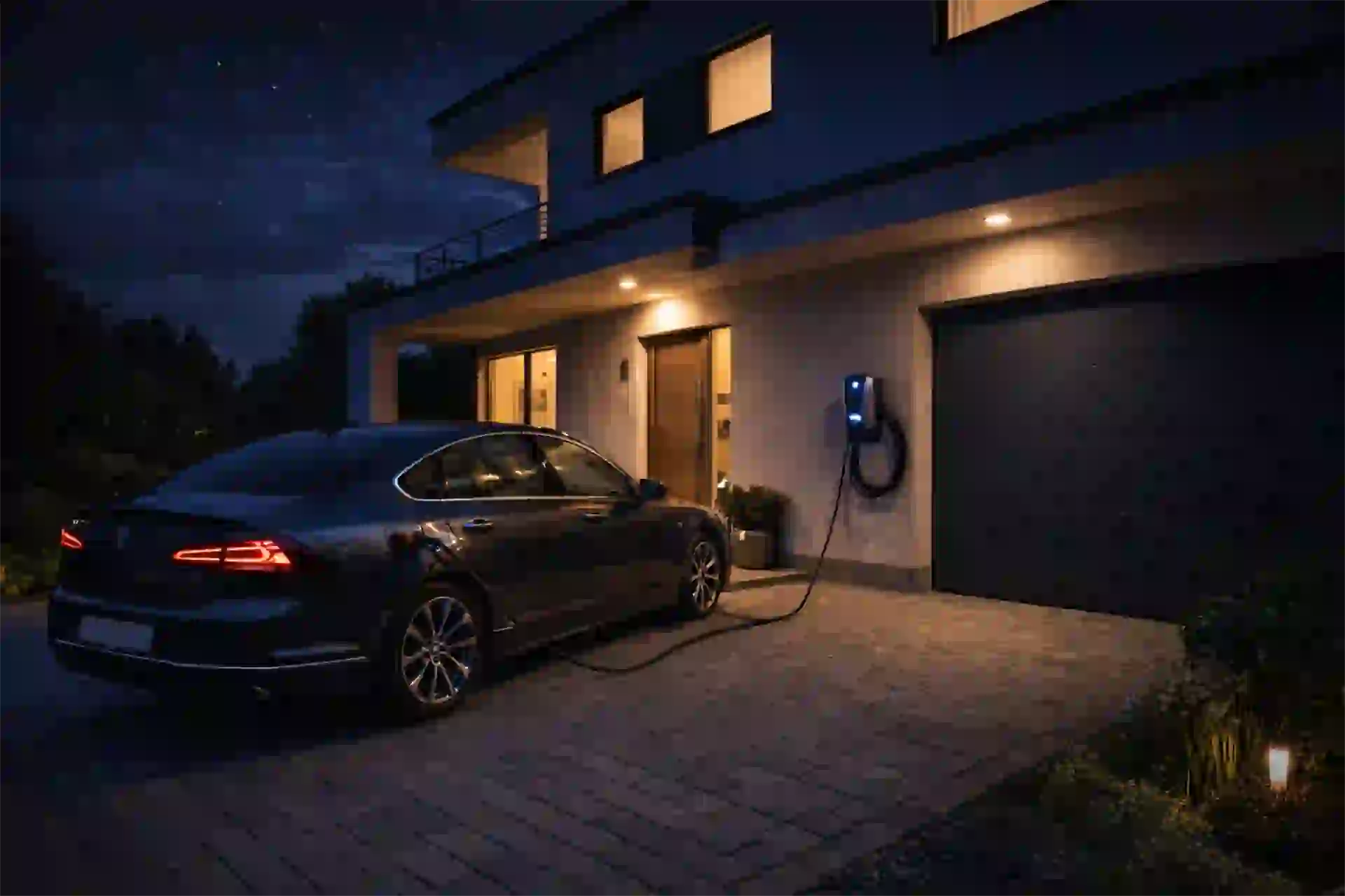Installation borne de recharge à Cérilly