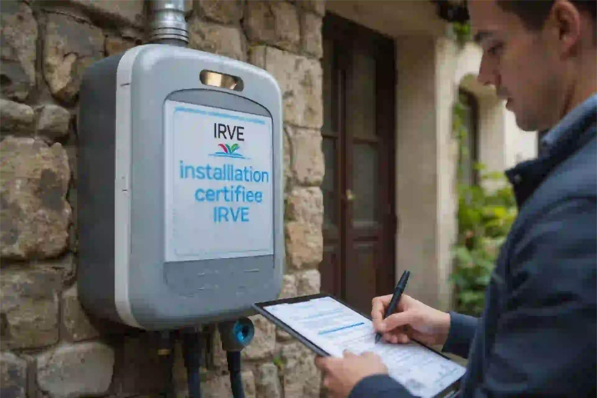 Installation borne de recharge à Luçon